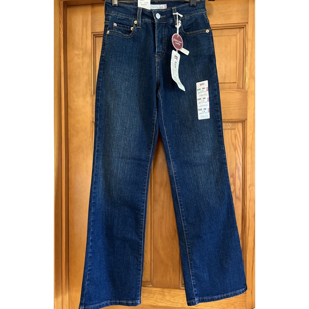 Levi's 512 Women's Slim Bootcut Jeans Sz 2 Petite Med